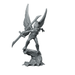 Fairy 1 Miniature Winged Swordmistress Miniature 360 Spin 01