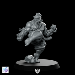 Faldur Ironbrow Miniature Fantasy Monk Kicker Brawler