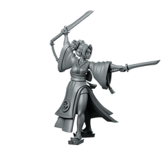 Falya Sabredance Miniature Fantasy Dual - Wield Sword Gatekeeper - CastNPlay - We Print Miniatures