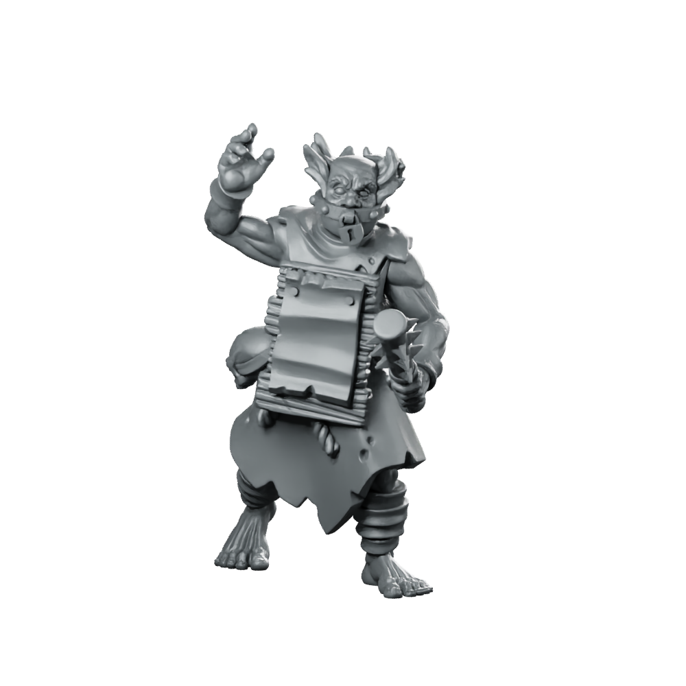 Fanatic 08 Fantasy Miniature Ominous Herald NPC Miniature 360 Spin 01