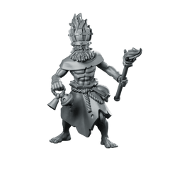 Fanatic 09 Fantasy Miniature Torchbearer Zealot Cultist - Vae Victis - We Print Miniatures