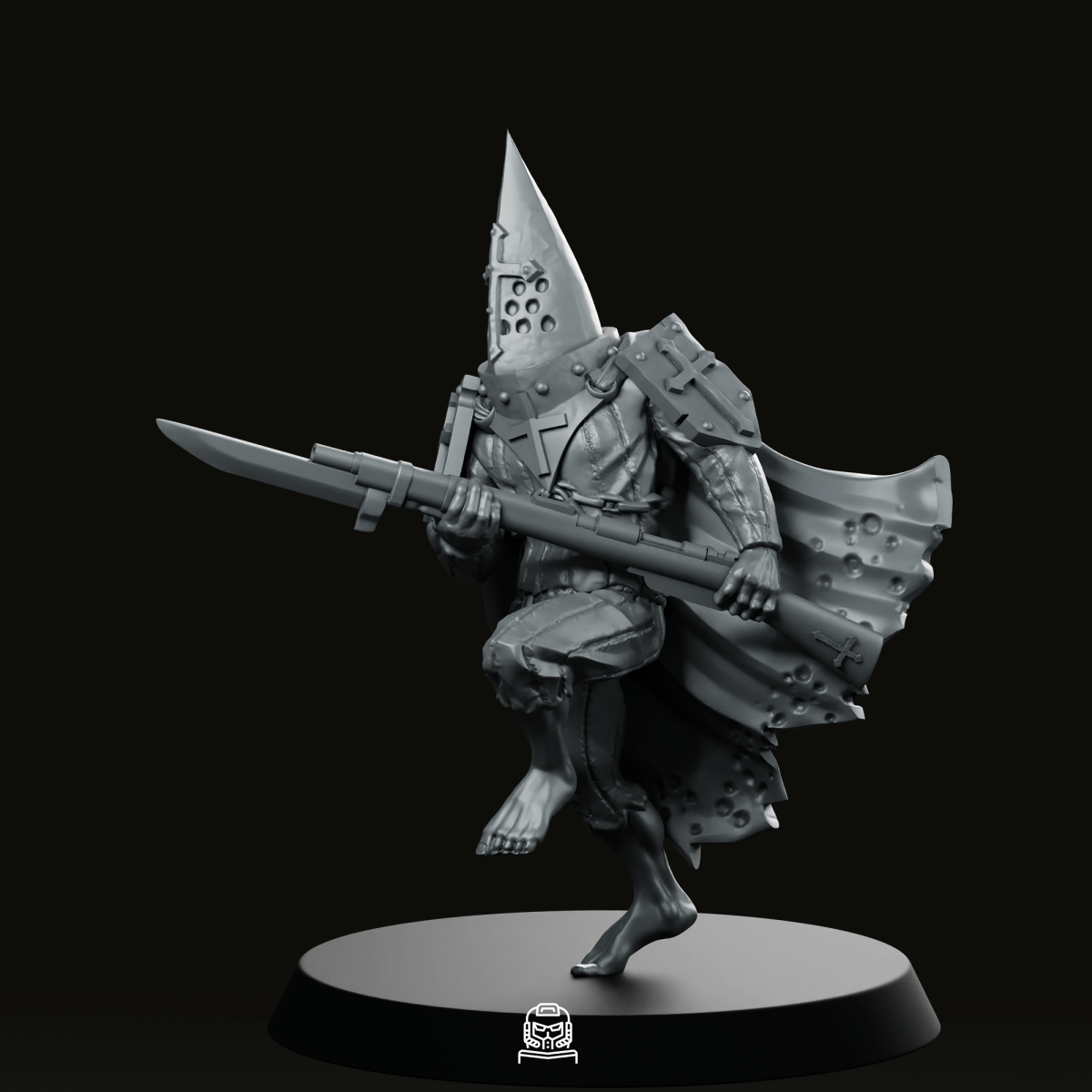 Fanatic Run Trench Crusade Miniature - Onmioji - We Print Miniatures