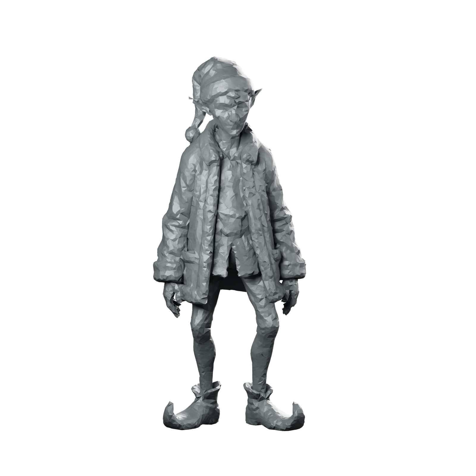 Fantasy Goblin 3D Model Goblin Rogue Miniature Miniature 360 Spin 01