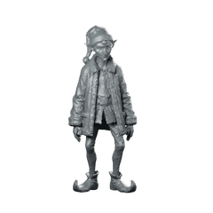 Fantasy Goblin 3D Model Goblin Rogue Miniature Miniature 360 Spin 01