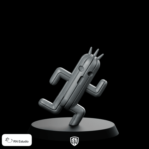 Fantasy Kaktulon Pet Companion Miniature Cactus Creature - RN Estudio - We Print Miniatures