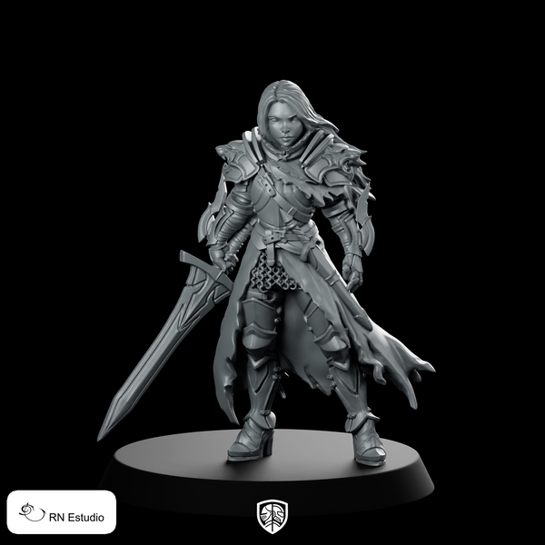 Fantasy Lydia the Lioness Miniature Female Warrior Sword