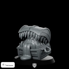 Fantasy Mimic Chest Miniature Treasure Trap Monster