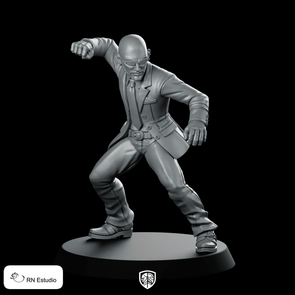 Fantasy The Professional Hitman Miniature Corporate Assassin Stealth - RN Estudio - We Print Miniatures