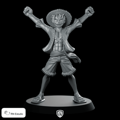 Fantasy Tufy Celebrating JRPG Miniature Anime Hero - RN Estudio - We Print Miniatures