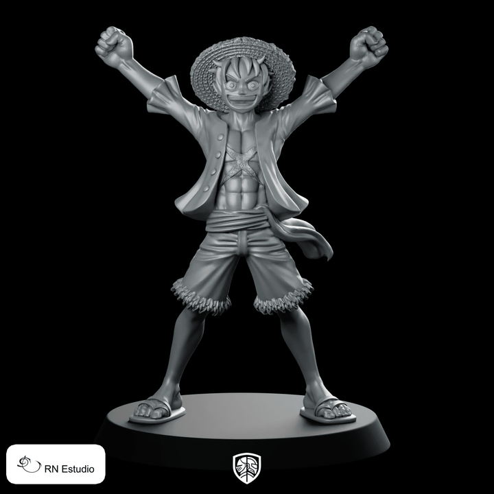 Fantasy Tufy Celebrating JRPG Miniature Anime Hero