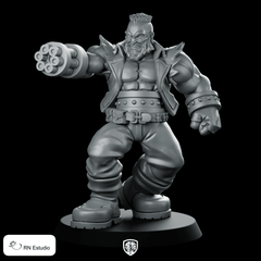 Fantasy William Barr JRPG Miniature Bazooka Arm - Cannon Hero - RN Estudio - We Print Miniatures