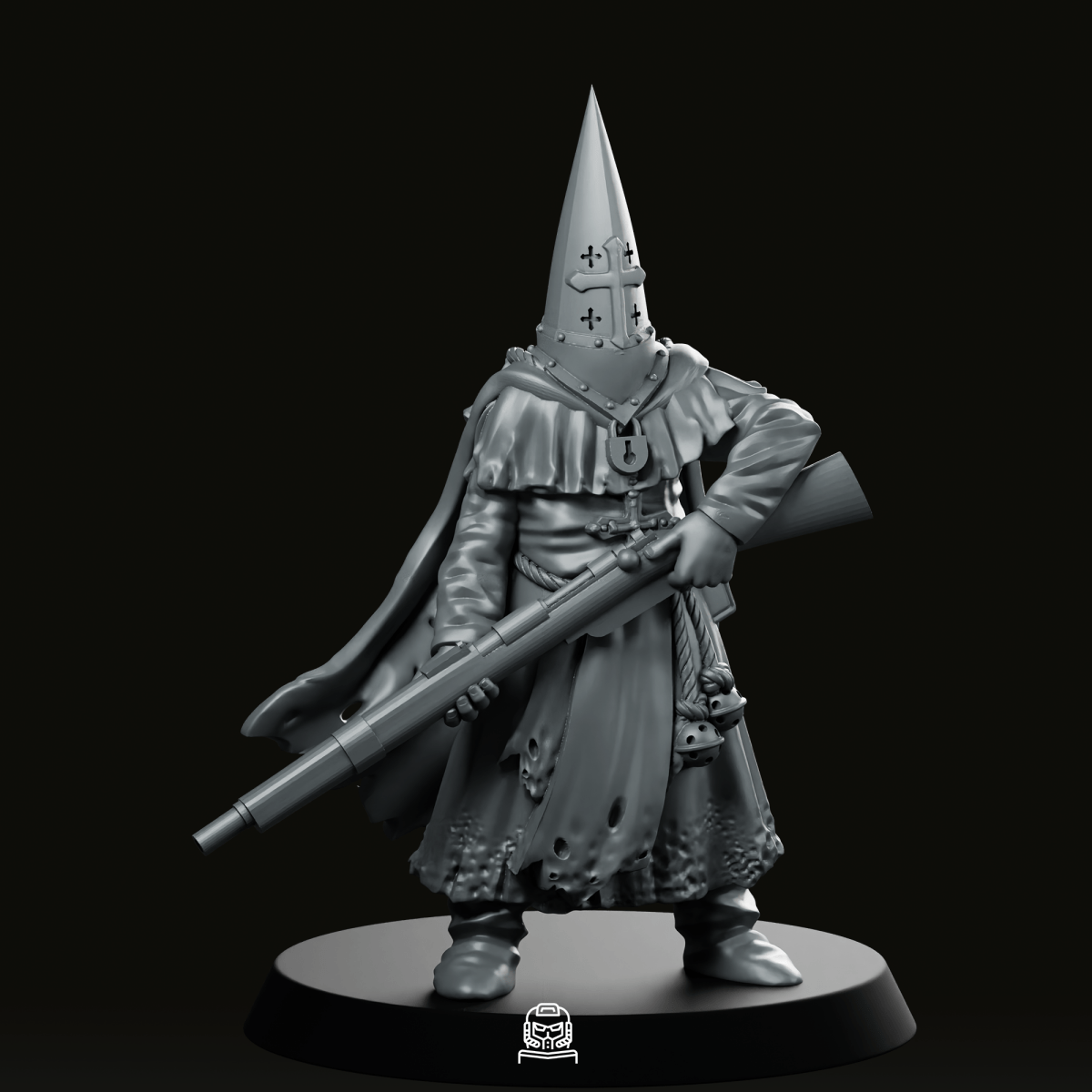 Fantatic Zealot With Rifle Trench Crusade Miniature - Onmioji - We Print Miniatures