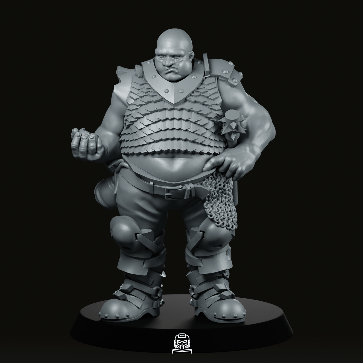 Fat Thug Miniature - Across The Realms - We Print Miniatures