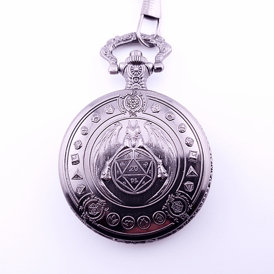 Fatebound Vault | Pocket Watch Case | Ancient Silver - Tabletop Dominion - We Print Miniatures