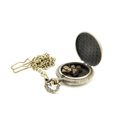 Fate's Guardian | Pocket Watch Case | Ancient Gold - Tabletop Dominion - We Print Miniatures