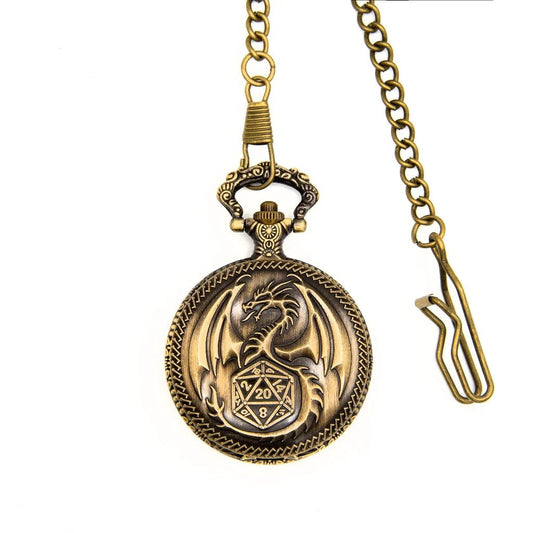Fate's Guardian | Pocket Watch Case | Ancient Gold - Tabletop Dominion - We Print Miniatures