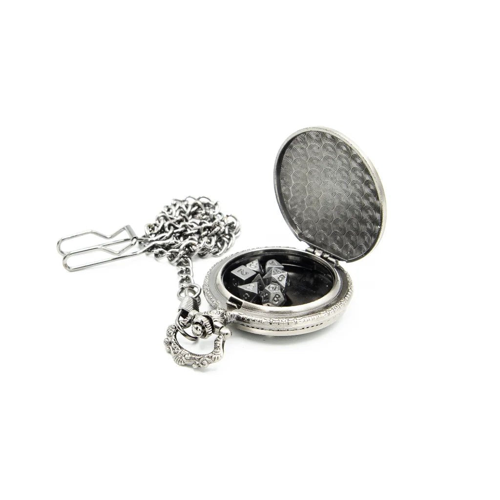 Fate's Guardian | Pocket Watch Case | Ancient Silver - Tabletop Dominion - We Print Miniatures