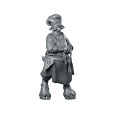 Faun Cook Miniature Satyr Chef - CastNPlay - We Print Miniatures