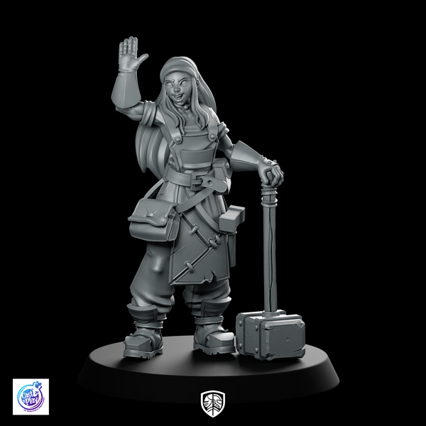 Felder Red Warm Welcome Miniature Rogue Mallet Townsfolk