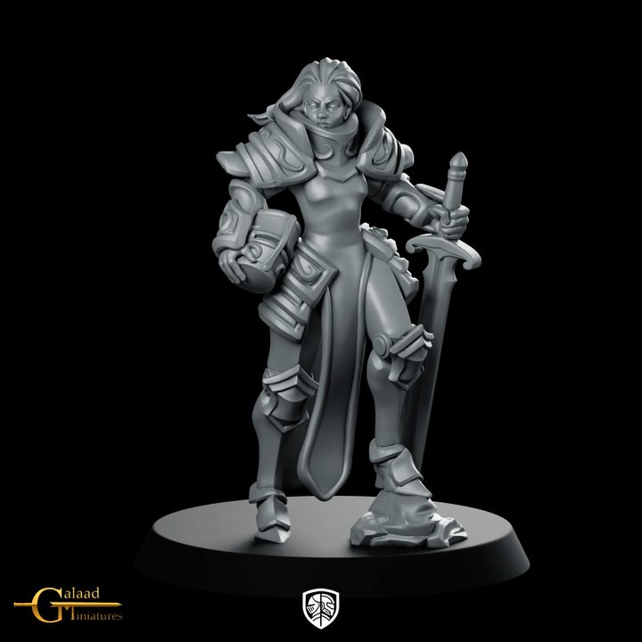 Miniatura Capitana Eroina Paladina in Armatura