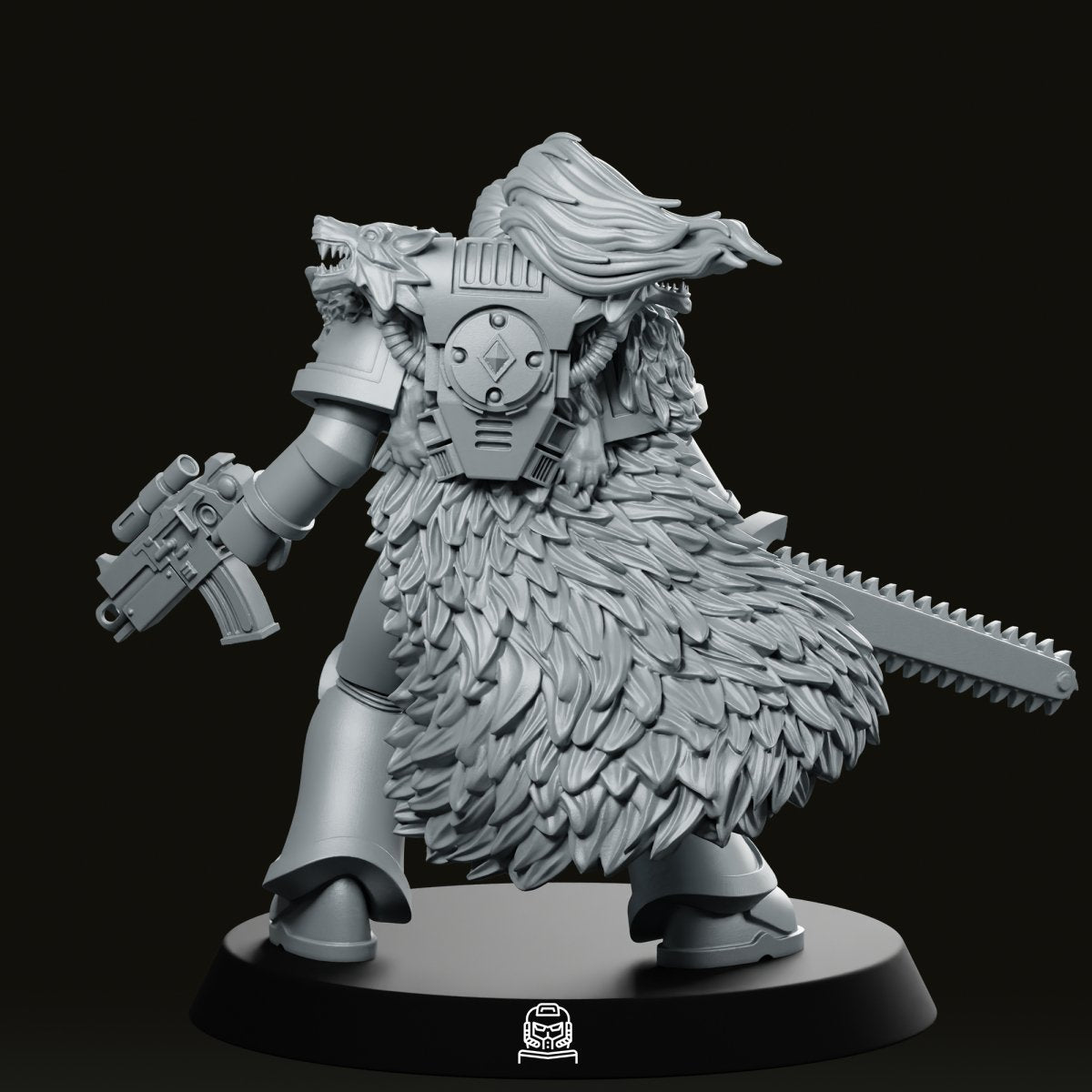 Female Celestial Wolf Void Trooper - RN Estudio - We Print Miniatures