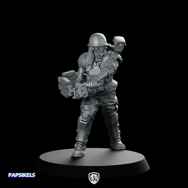 Female Colonial Marine Pvt Christina Zoler Miniature Sci-Fi