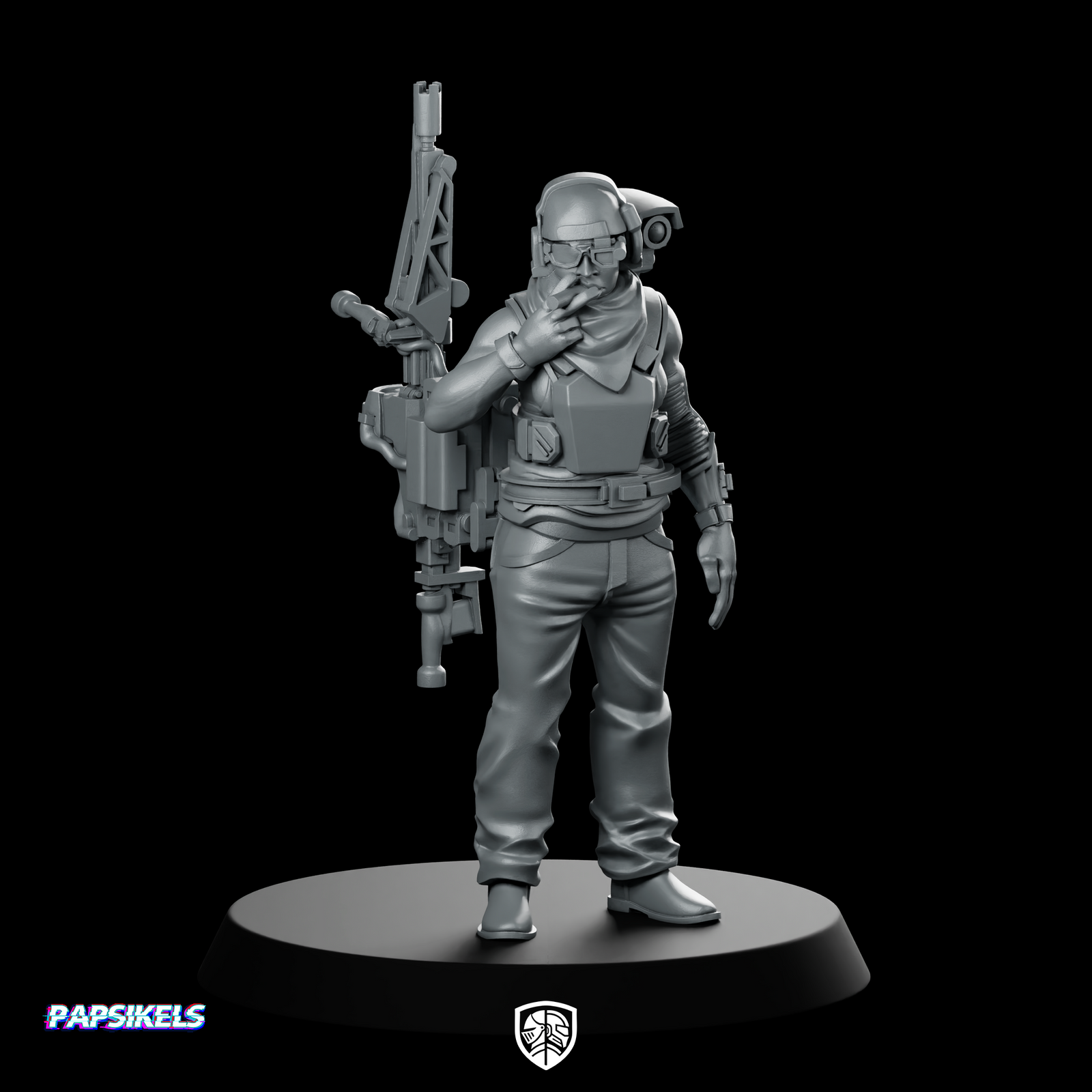 Female Colonial Marine Pvt Orlena Deguski Miniature Sci-Fi