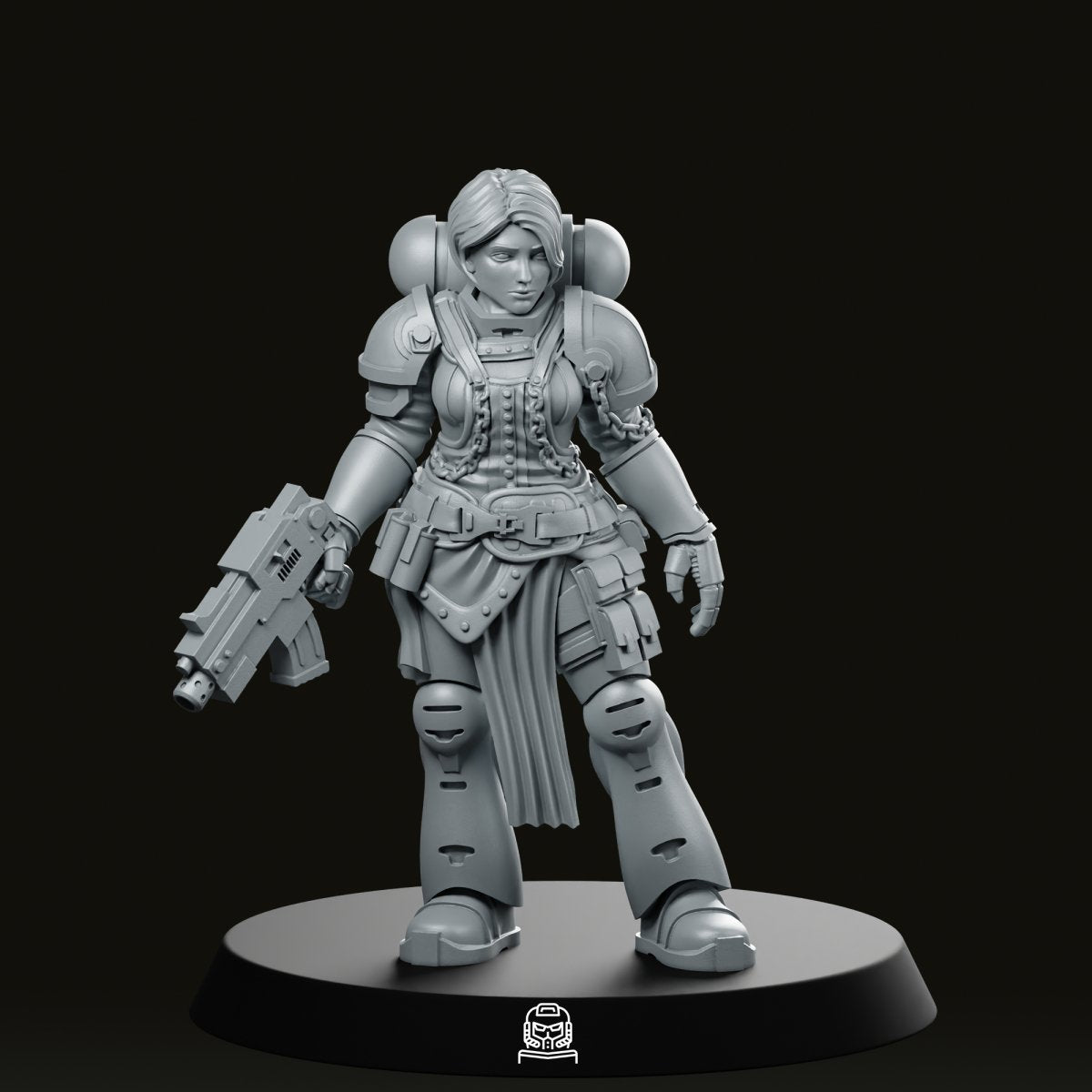 Female Coven Of Battle Void Trooper Miniature - RN Estudio - We Print Miniatures