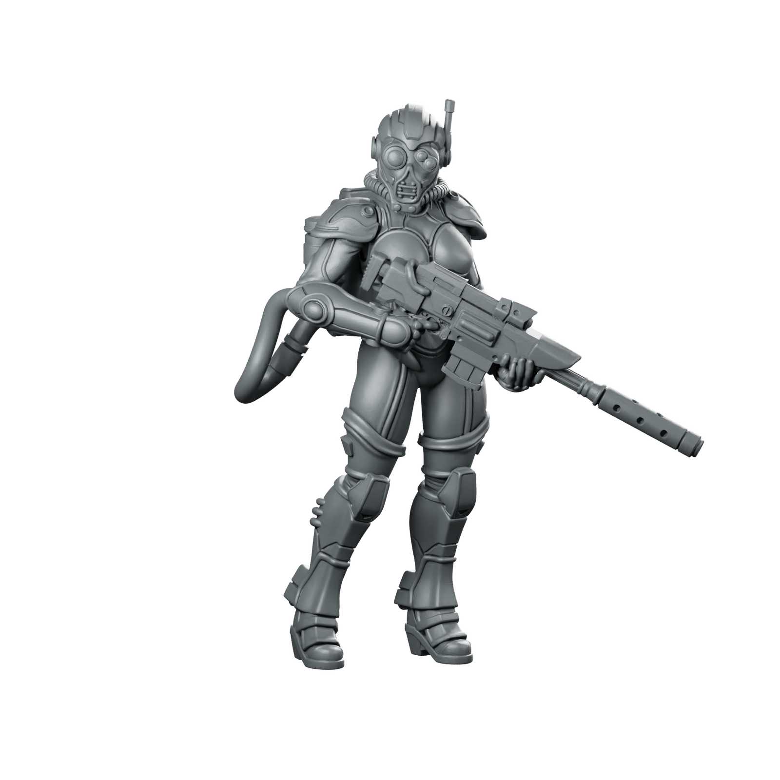 Female Human Covert Operative Agent 2 Sci Miniature 360 Spin 01