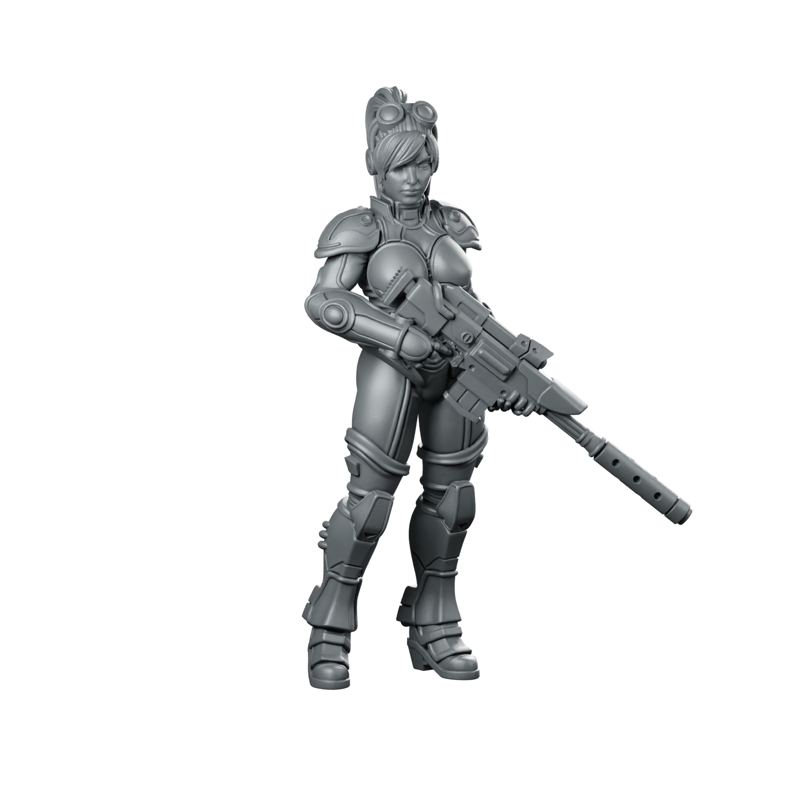 Female Human Covert Operative Agent 4 Sci Miniature 360 Spin 01