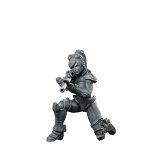 Female Human Covert Operative Agent 5 Miniature Miniature 360 Spin 01