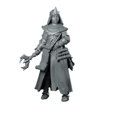 Female Priest 03 Miniature Crowned Cleric Scholar - Galaad - We Print Miniatures