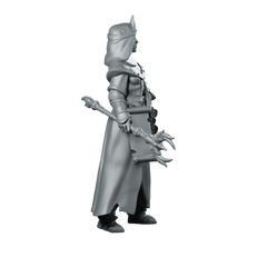 Female Priest 03 Miniature Crowned Cleric Scholar - Galaad - We Print Miniatures