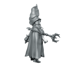 Female Priest 03 Miniature Crowned Cleric Scholar - Galaad - We Print Miniatures