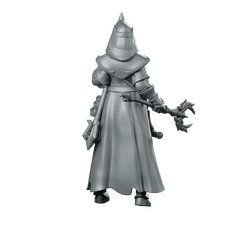 Female Priest 03 Miniature Crowned Cleric Scholar - Galaad - We Print Miniatures