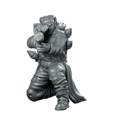 Female Troll Street Rocketeur Rocket Trooper - Papsikels Miniatures - We Print Miniatures