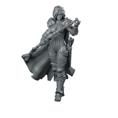 Female Warden 06 Miniature Ranger Archer Heroine - Galaad - We Print Miniatures