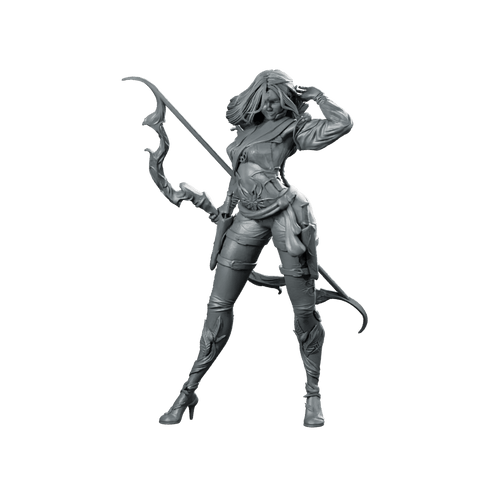 Fenn Miniature Fantasy Female Archer Assassin Rogue - Haito - We Print Miniatures