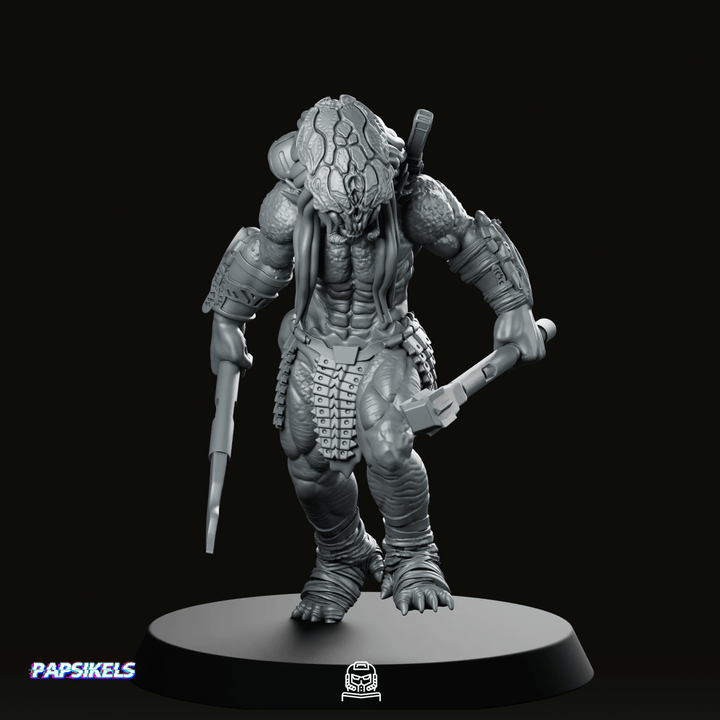 Feral Skull Hunter Ferocious Wolf Miniature Xeno Raider