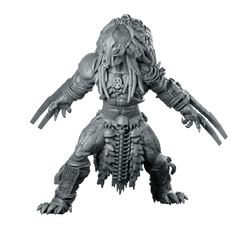 Feral Skull Hunter Immortal Lican Miniature Cyberpunk Xeno - Papsikels Miniatures - We Print Miniatures