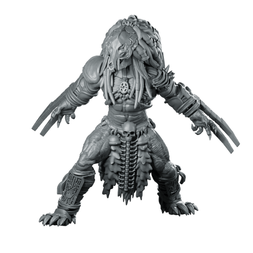 Feral Skull Hunter Immortal Lican Miniature Cyberpunk Xeno - Papsikels Miniatures - We Print Miniatures