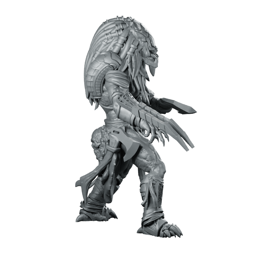 Feral Skull Hunter Stalker Bird 2 Miniature Sci - fi - Papsikels Miniatures - We Print Miniatures