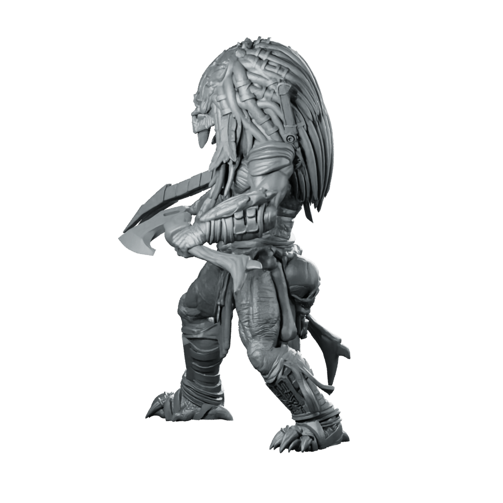 Feral Skull Hunter Stalker Bird 2 Miniature Sci - fi - Papsikels Miniatures - We Print Miniatures