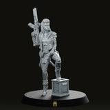 Feuer Vogel Cyberpunk 02 Miniature - Unit9 - We Print Miniatures