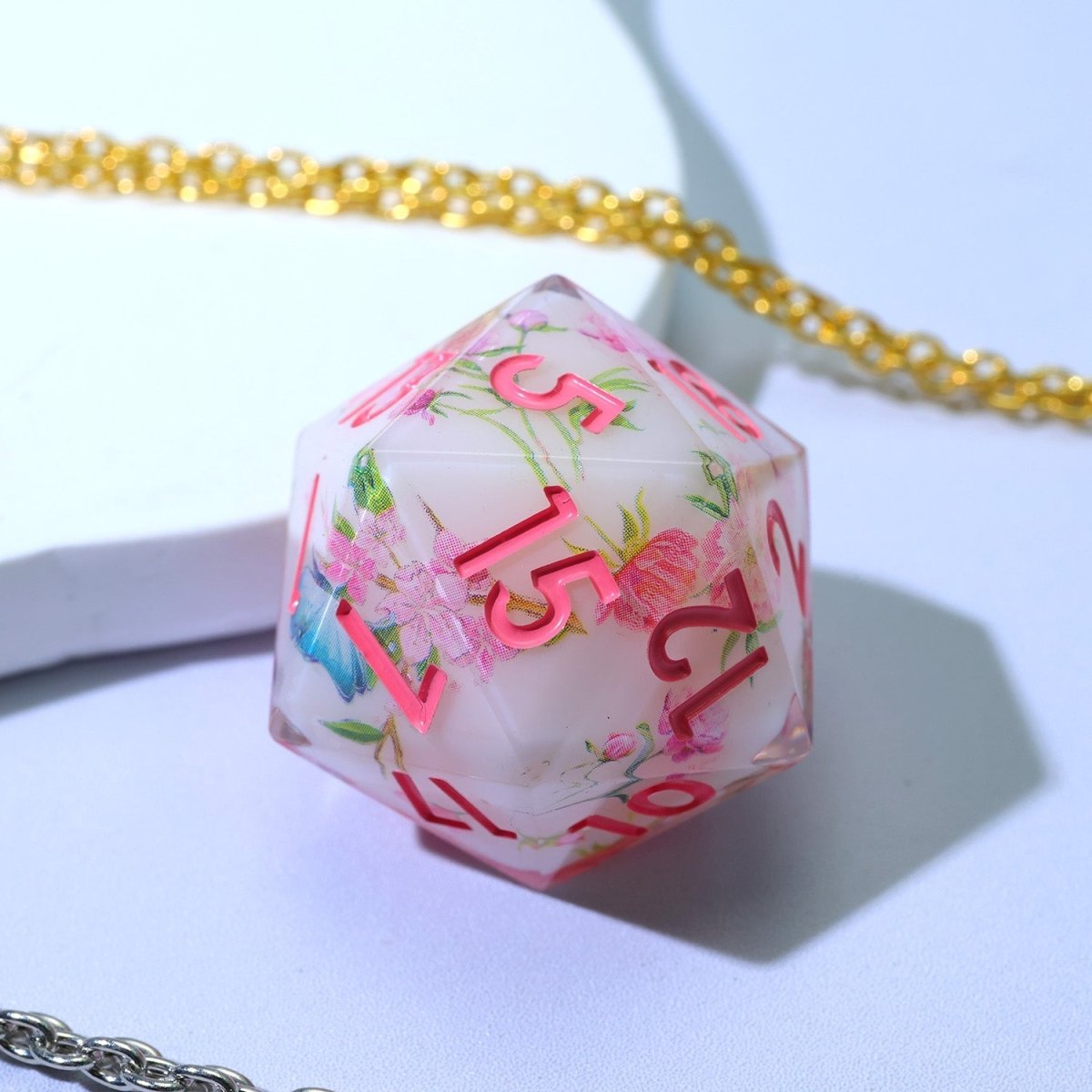 Fey Garden | Art Core Dice | 7 Piece Set - Tabletop Dominion - We Print Miniatures