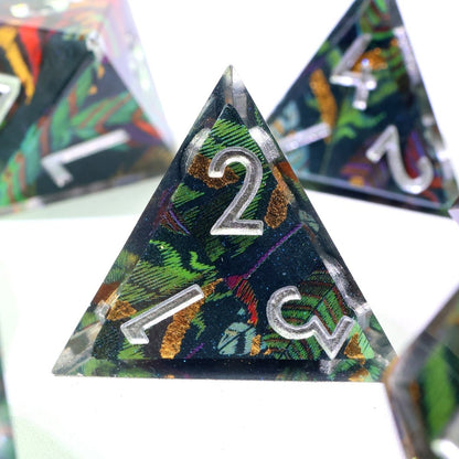 Feyplume | Art Core Dice | 7 Piece Set - Tabletop Dominion - We Print Miniatures