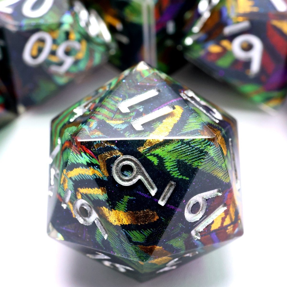 Feyplume | Art Core Dice | 7 Piece Set - Tabletop Dominion - We Print Miniatures