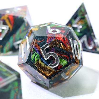 Feyplume | Art Core Dice | 7 Piece Set - Tabletop Dominion - We Print Miniatures