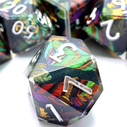 Feyplume | Art Core Dice | 7 Piece Set - Tabletop Dominion - We Print Miniatures