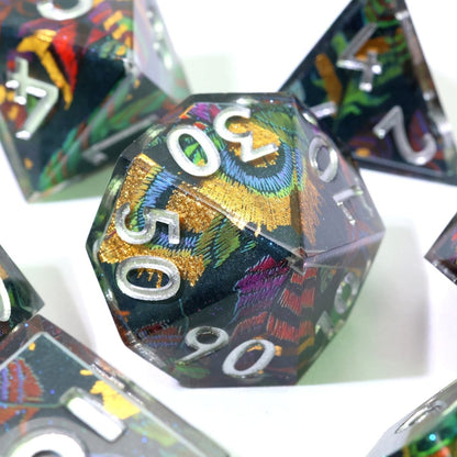 Feyplume | Art Core Dice | 7 Piece Set - Tabletop Dominion - We Print Miniatures